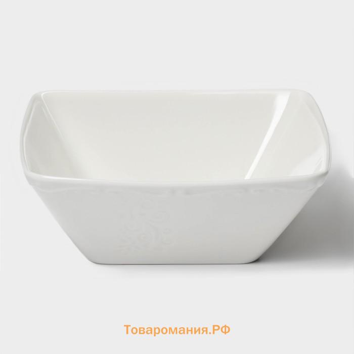 Салатник фарфоровый Magistro Kingdom, 750 мл, 16.5×5.8 см