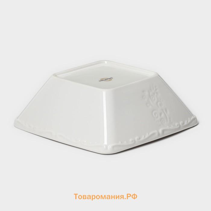 Салатник фарфоровый Magistro Kingdom, 750 мл, 16.5×5.8 см