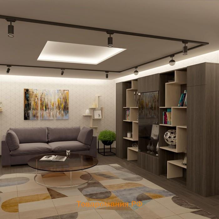 Светильник трек-й ARTLINE повор-й 55×100mm GU10 230В алюм/пласт 2.6м² черн 59880 4 Ritter