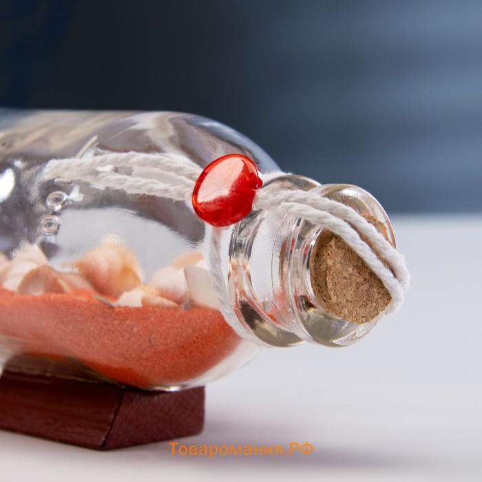 Фигурка «Сувенир в бутылке. Ракушки», 12×6×6 см, МИКС