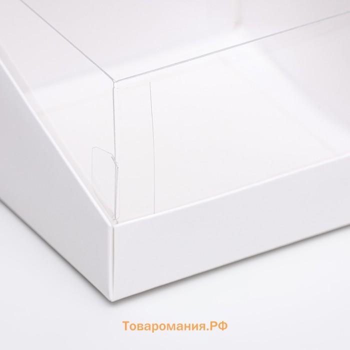 Кондитерская упаковка под бенто торт, 13.1×13.1×8.5 см