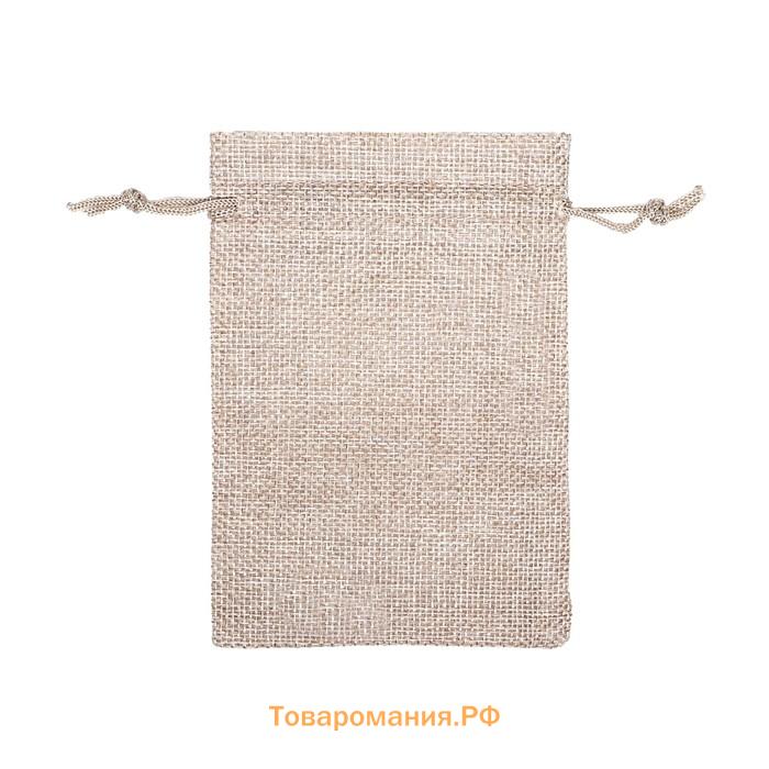 Мешок подарочный с термонаклейкой «С Днём защитника Отечества!» 10×14 см