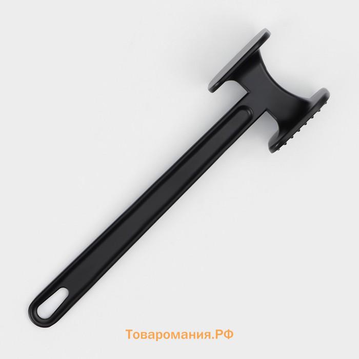 Молоток для мяса Magistro Alum black, 110 грамм, 22 см, чёрный