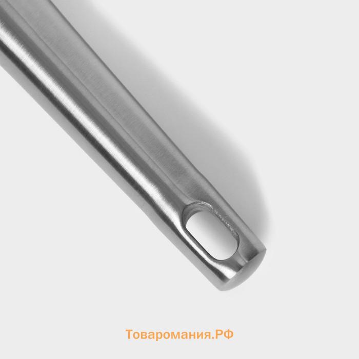 Ложка для спагетти из нержавеющей стали Magistro, 35×8.5 см, Luxe, серебристая