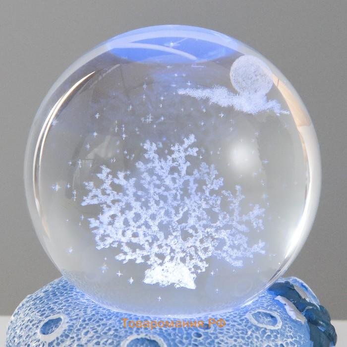 Фигурка светящаяся RISALUX «Кораллы», LED-ночник, 1 Вт, USB, 6×6×8 см