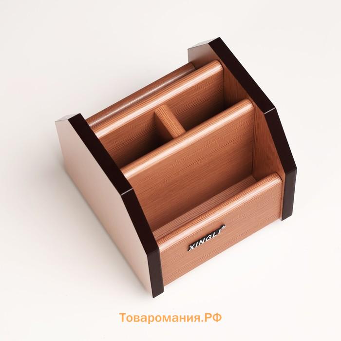 Органайзер 4 секции, вращающееся основание, 12*11,5*11см