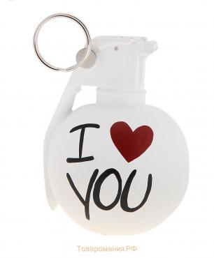 Держатель для карточек и фото "Лимонка. I love you" белый, 9 × 12 × 8 см