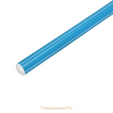 Палка гимнастическая 70 см, цвет голубой