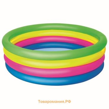Бассейн надувной Bestway «Радуга», 157×46 см, от 3 лет, 51117
