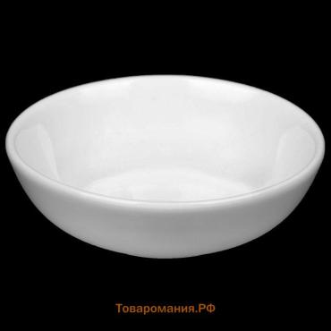 Соусник Wilmax Olivia, d=7.5 см, фарфор, белый