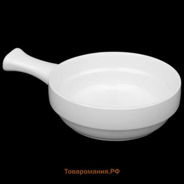 Форма для запекания Wilmax, 300 мл, d=14 см, фарфор, белая