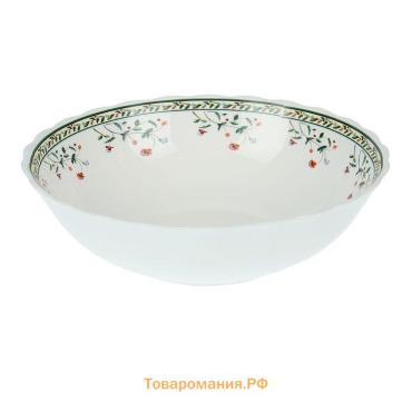 Салатник Avvir «Винтаж», 950 мл, d=20 см, стеклокерамика