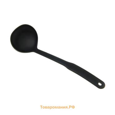 Половник  «Орихалк», 30 см, чёрный