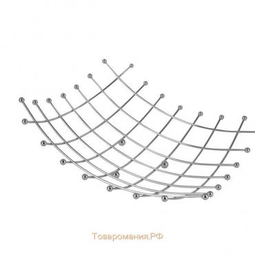 Фруктовница Regent inox Trina, размер 35х35х11 см