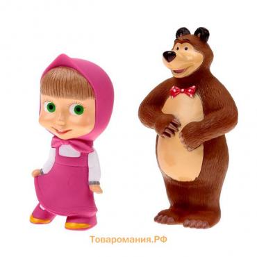 Набор резиновых игрушек «Маша и Медведь»