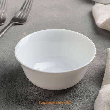 Салатник Luminarc Everyday, 300 мл, d=12 см, стеклокерамика, белый