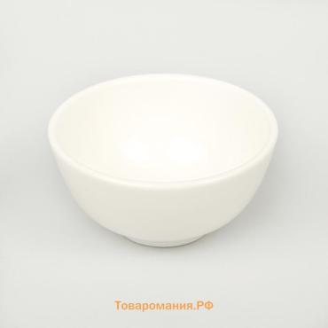 Салатник толстостенный  White Label, 170 мл, d=10 см, фарфор, белый