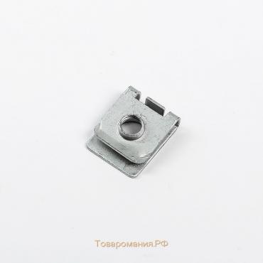 Клипса-фиксатор металлическая М6, КП-0155