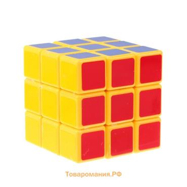 Головоломка «Кубик», 5.7×5.7 см, жёлтый