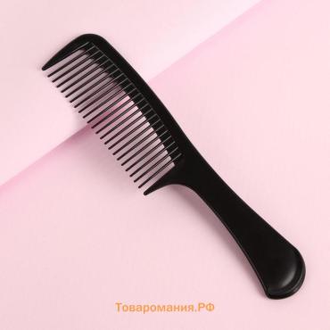 Расчёска, 19 (±1) × 4.5 см, чёрная