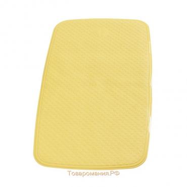 SPA-коврик противоскользящий 38х72 см Capri, цвет желтый
