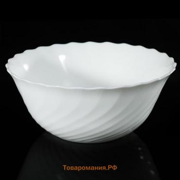 Салатник Luminarc Trianon, 1 л, d=18 см, стеклокерамика, белый