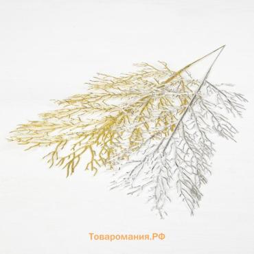 Декор блеск «Тирукали», 12×30 см, МИКС (золото, серебро)
