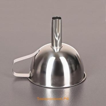 Воронка, d=11 см, нержавеющая сталь, с ручкой