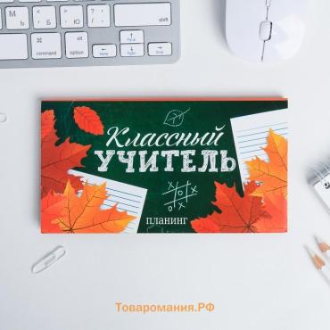 Планер мини с отрывными листами «Классный учитель»
