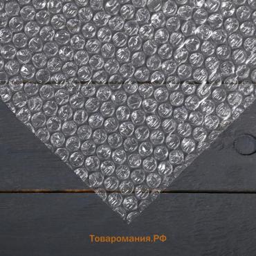 Плёнка воздушно-пузырьковая Greengo, толщина 40 мкм, двухслойная, длина 10 м, ширина 0.5 м, для дома и сада