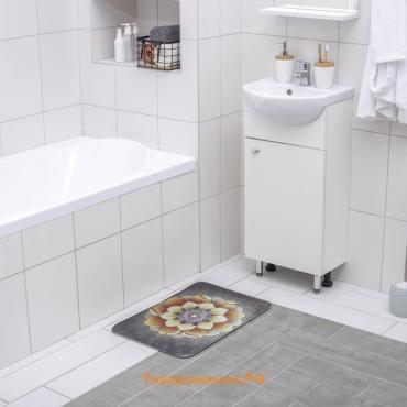 Коврик для ванной и туалета «Аура», 40×60 см