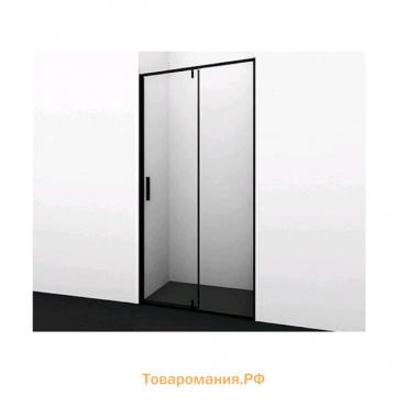 Душевая дверь WasserKRAFT 74P04, 900 х 2000 мм, распашная, прозрачная