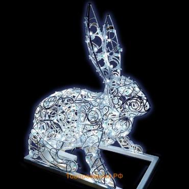 Светодиодная фигура «Заяц», 40 × 80 × 40 см, 60 Вт, 220 В