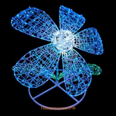 Светодиодная фигура «Цветок», 100 × 80 × 100 см, 60 Вт, 220 В