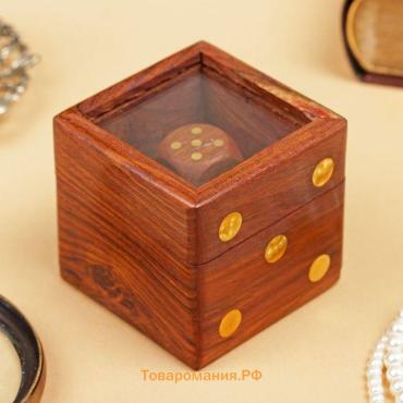Игра настольная «Кубики», 5.5×6.5×6.5 см, дерево шишам