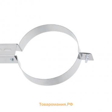 Хомут штанги регулируемой, нержавеющая сталь AISI 430, толщина 0.8 мм, d=180 мм