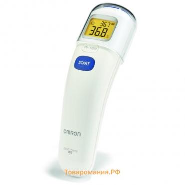Термометр электронный OMRON Gentle Temp 720 (MC-720-E), инфракрасный, память, звуковой сигнал, белый