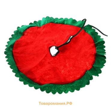 Коврик под ёлку «Белые рюши» d=60 см, МИКС