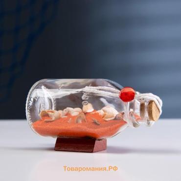Фигурка «Сувенир в бутылке. Ракушки», 12×6×6 см, МИКС