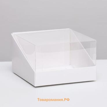 Кондитерская упаковка под бенто торт, 13.1×13.1×8.5 см