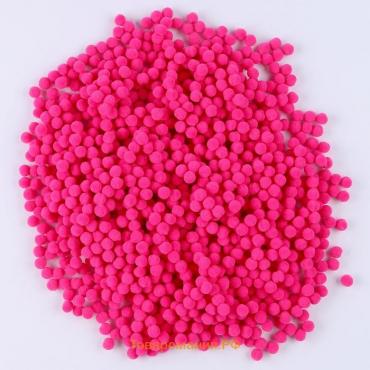 Набор деталей для декора «Бомбошки», набор 5000 шт., размер 1 шт. — 1 см, цвет розовый