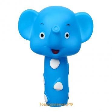 Резиновая игрушка для ванны «Малыши: Слоник», 11 см, с пищалкой, Крошка Я
